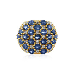 Anello in argento con Zaffiro Blu