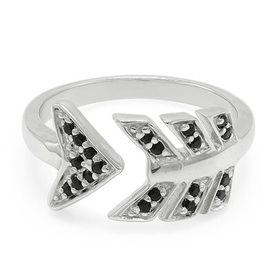 Anello in argento con Spinello Nero