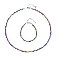 Parure in argento con Ematite Mistica