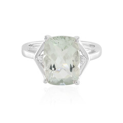 Anello in argento con Ametista Verde