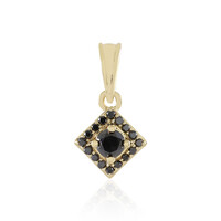 Ciondolo in oro con Diamante Nero