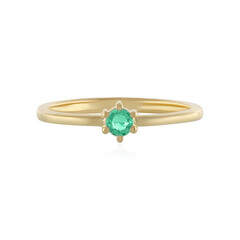 Anello in argento con Smeraldo Colombiano