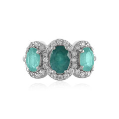 Anello in argento con Grandidierite