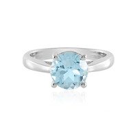 Anello in argento con Topazio Blu Cielo