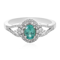 Anello in argento con Apatite Blu