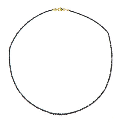 Collana in oro con Diamante Nero