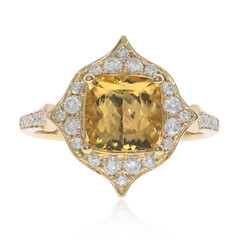 Anello in oro con Topazio Imperiale AAA (CIRARI)