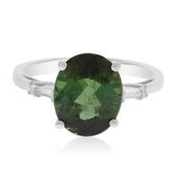 Anello in oro con Tormalina Neon del Congo (CIRARI)