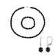 Parure in argento con Onice Nero
