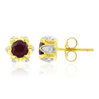Orecchini in argento con Rodolite (Remy Rotenier)