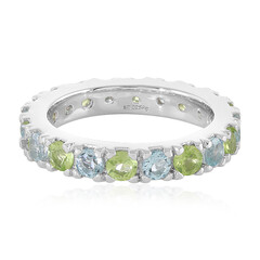 Anello in argento con Peridoto
