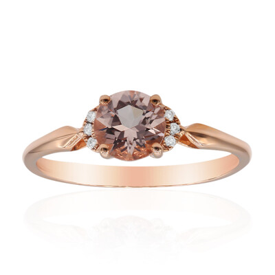 Anello in oro con Morganite AAA (CIRARI)
