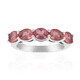 Anello in argento con Tormalina Rosa Brasiliana (Pallanova)