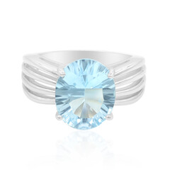 Anello in argento con Topazio Blu Cielo