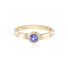 Anello in oro con Tanzanite AAA (Adela Gold)