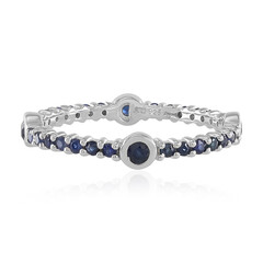 Anello in argento con Zaffiro Blu