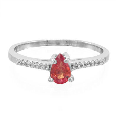 Anello in argento con Rubino Tramonto