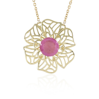 Collana in oro con Zaffiro Rosa del Madagascar (Ornaments by de Melo)
