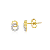 Orecchini in argento con Diamante I2 (I)