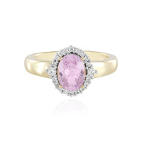 Anello in argento con Kunzite