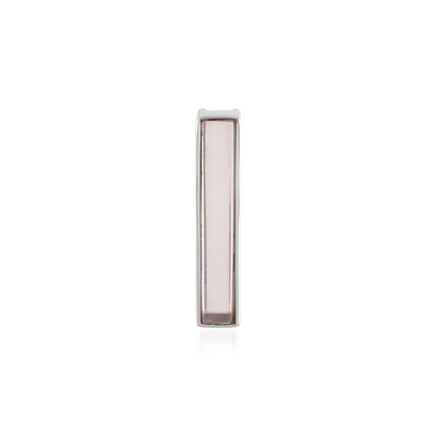 Ciondolo in argento con Quarzo Rosa (MONOSONO COLLECTION)