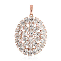 Ciondolo in oro con Danburite Rosa del Messico