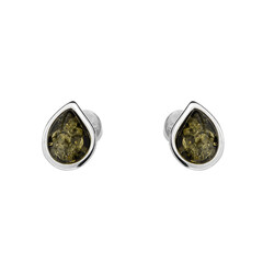 Orecchini in argento con Ambra Baltica