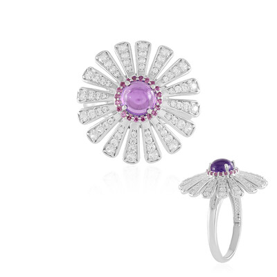 Anello in argento con Ametista