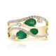 Anello in oro con Smeraldo Zambia AAA (CIRARI)