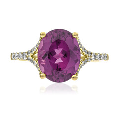 Anello in oro con Tormalina Neon del Congo (CIRARI)