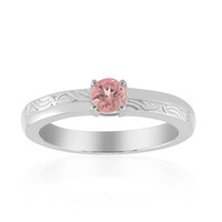 Anello in argento con Tormalina Rosa Brasiliana (Pallanova)