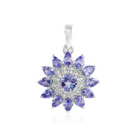 Ciondolo in argento con Tanzanite