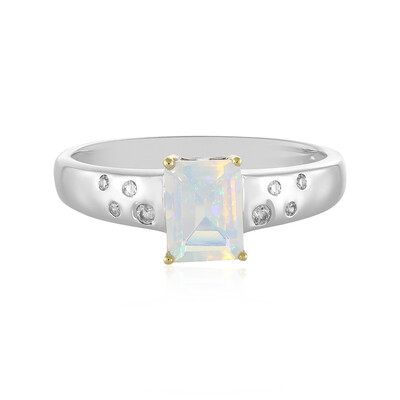 Anello in argento con Opale di Welo