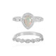 Anello in argento con Opale di Welo