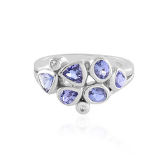 Anello in argento con Tanzanite