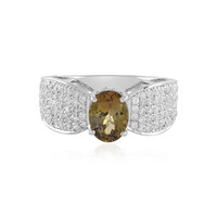 Anello in oro con Tanzanite Gialla (non riscaldata)