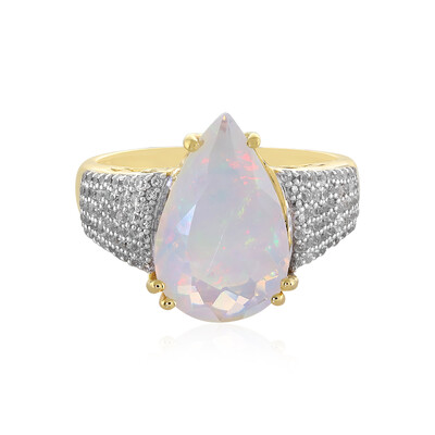 Anello in argento con Opale di Welo