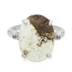 Anello in argento con Magnesite