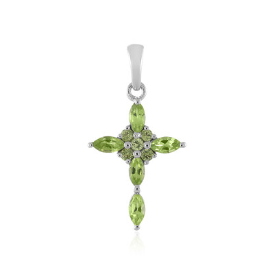 Ciondolo in argento con Peridoto Arizona