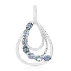 Ciondolo in argento con Tanzanite (non riscaldata)