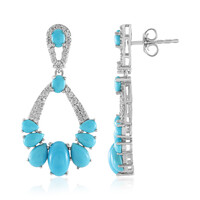 Orecchini in argento con Turchese Sleeping Beauty