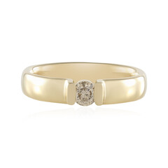 Anello in argento con Diamante Cioccolato I2