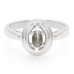 Anello in argento con Alessandrite Occhio di Gatto