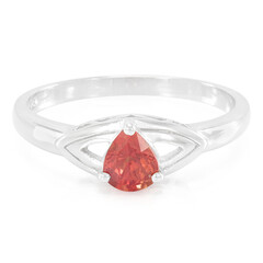 Anello in argento con Rubino Malawi