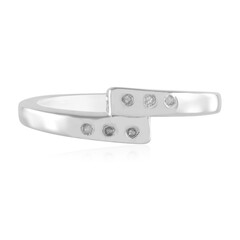 Anello in argento con Diamante I2 (I)