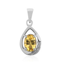 Ciondolo in argento con Berillo Giallo