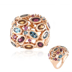 Anello in argento con Rodolite (KM by Juwelo)