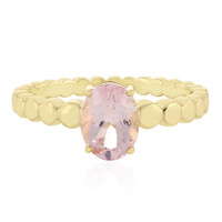Anello in oro con Morganite