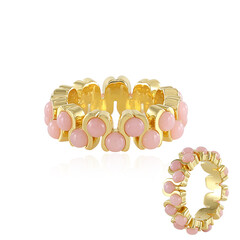 Anello in argento con Opale Rosa