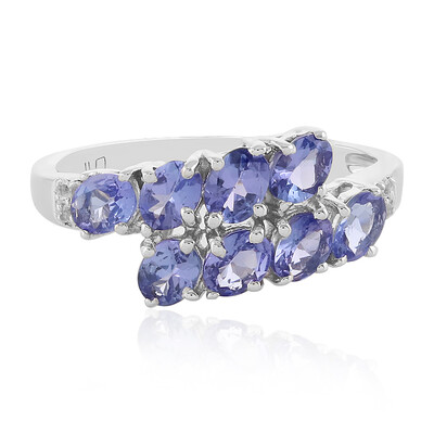 Anello in argento con Tanzanite